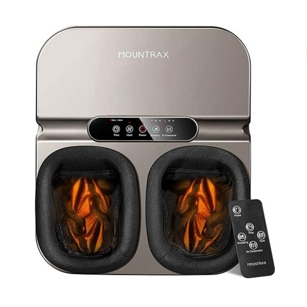 MOUNTRAX Deep Kneading Shiatsu Foot Massager Machine with Heat