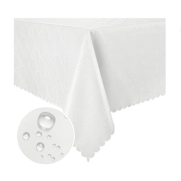 Waterproof Heavy Duty Rectangle Vinyl Tablecloth