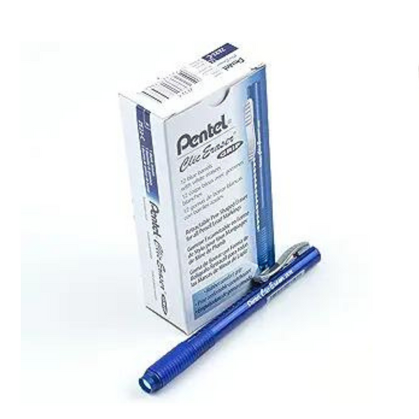 12-Pack Pentel Clic Eraser Grip Retractable Eraser