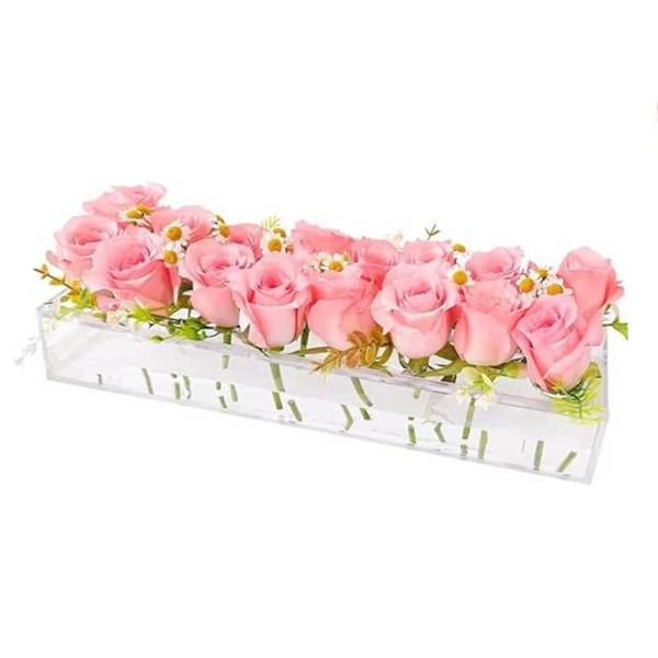 Clear Acrylic Flower Vase