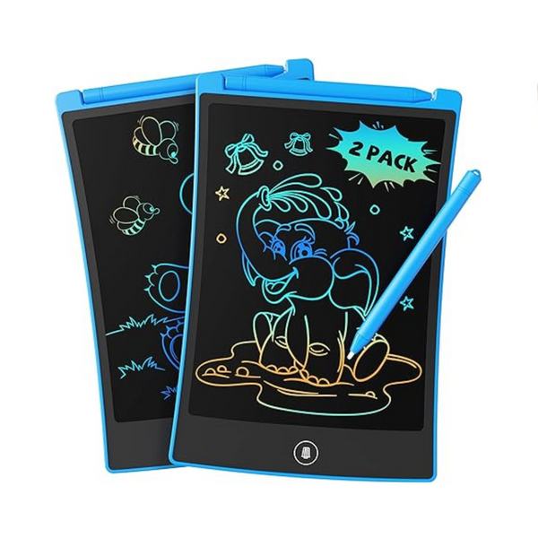 2-Pack LCD Writing Tablets in Blue