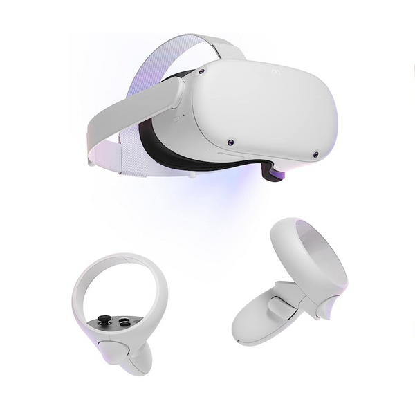 Auriculares de realidad virtual todo en uno avanzados Meta Quest 2 con juegos (128 GB)