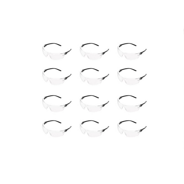 Paquete de 12 gafas de seguridad AmazonCommercial de doble lente