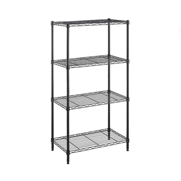 Estantería de almacenamiento ajustable de 4 estantes Amazon Basics