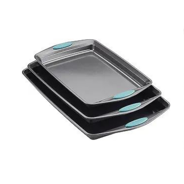 Rachael Ray Bakeware Nonstick Cookie Pan Set (3-Piece)