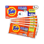 Pack of 5 Tide Washing Machine Cleaners with Oxi