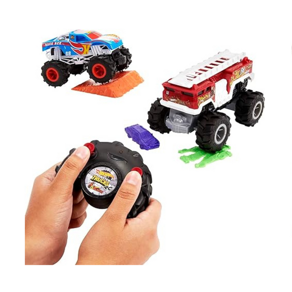 Paquetes de 2 camiones monstruo RC de Hot Wheels