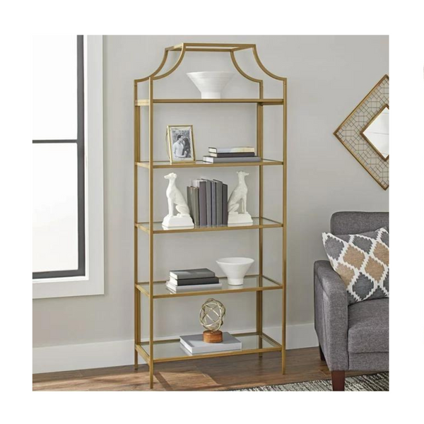 Better Homes & Gardens 71-Inch Nola 5 Shelf Etagere Bookcase