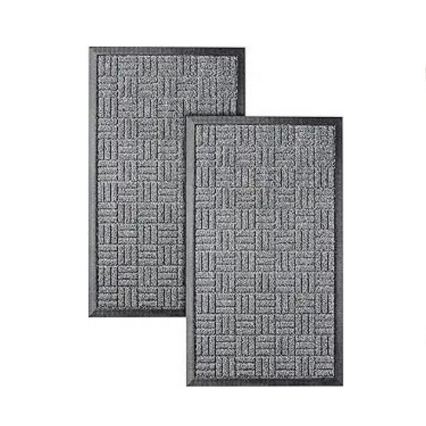 Paquete de 2 tapetes para puertas delanteras (29,5 ″ x 17 ”)
