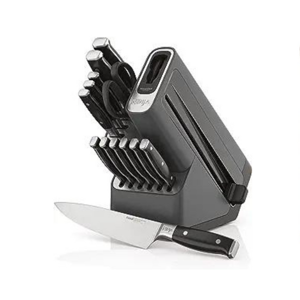 Ninja Foodi NeverDull Premium Sistema de cuchillos de 14 piezas con afilador incorporado