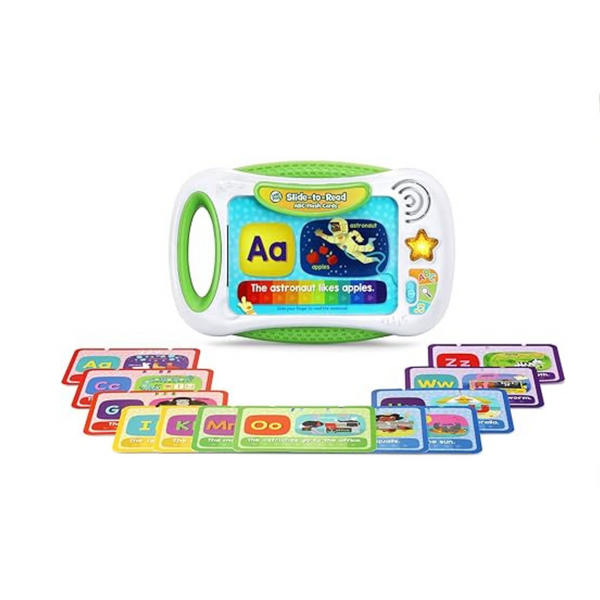 LeapFrog Slide para leer tarjetas flash ABC