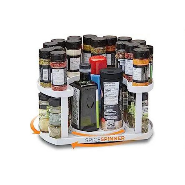 Allstar Innovations Spice Spinner Two-Tiered Spice Organizer & Holder