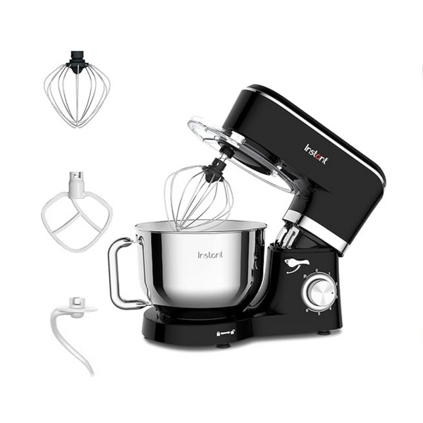 Instant Stand Mixer, 400W 6-Speed Lightweight Electric Mixer 6.3-Qt