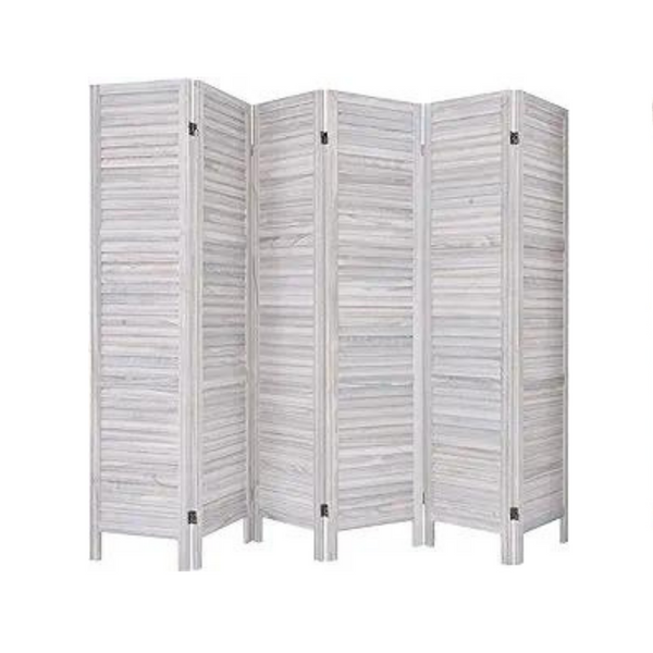 Wooden 6 Panel Room Divider
