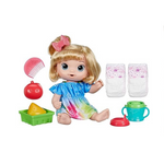 Baby Alive Fruity Sips Doll, 12-inch Baby Doll Set, Drinks & Wets