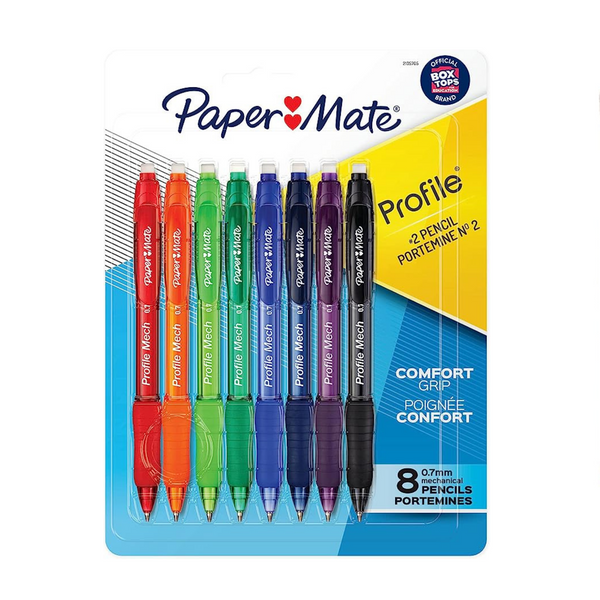 Juego de portaminas Paper Mate Profile Mech, 8 unidades