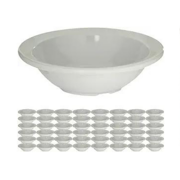 Set Of 48 Carlisle Kingline Plastic Rimmed Fruit Bowls
