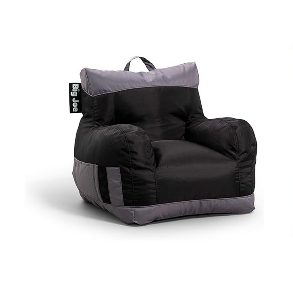 Big Joe Dorm Bean Bag Chair with Drink Holder and Pocket
