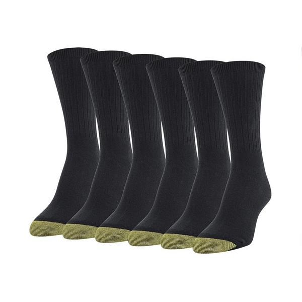6 Pairs of GOLDTOE Women’s Sport Cushion No Show Socks