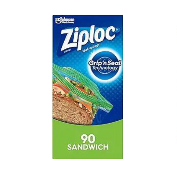 Bolsas para sándwich Ziploc de 90 unidades