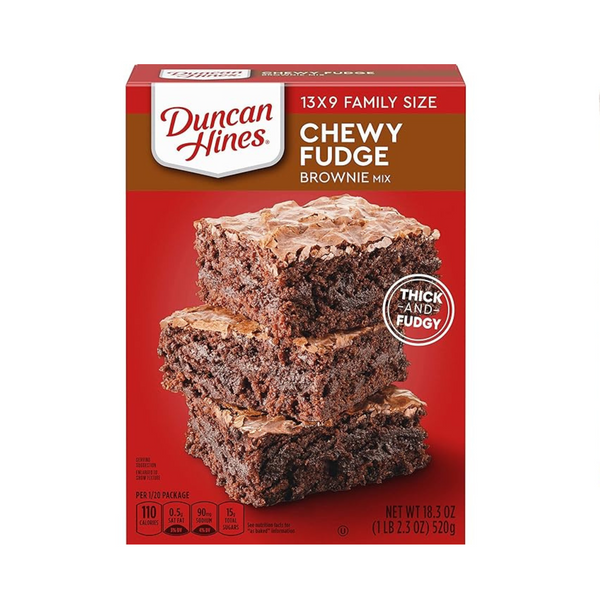 Mezcla de brownie Duncan Hines, dulce de azúcar