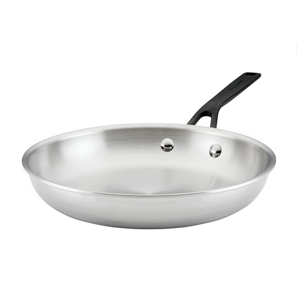 KitchenAid 5-Ply Clad Polished Stainless Steel 10″ Frying Pan