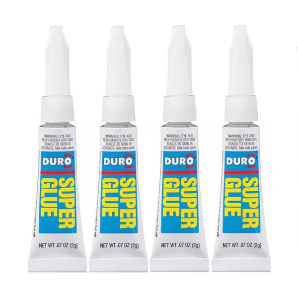 Paquete de 4 súper pegamento Duro
