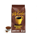 McCafe Breakfast Blend Light Roast Ground Coffee, 12 oz Bag
