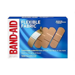 Band-Aid Brand Flexible Fabric Adhesive Bandages, All One Size (100 Count)