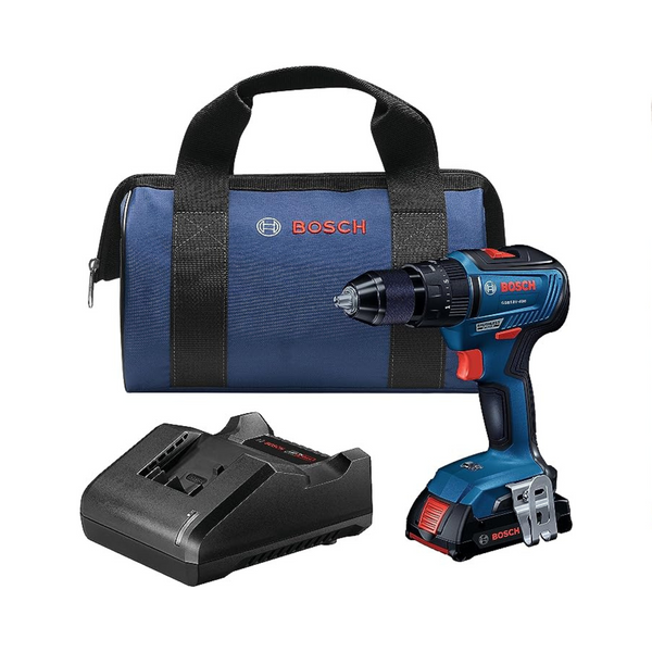 BOSCH 18V EC Sin Escobillas 1/2 Pulg. Kit de taladro percutor/destornillador