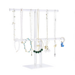 Acrylic 2-Tier Necklace and Bracelet Hanging Organizer