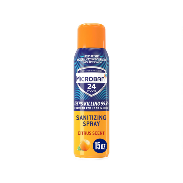 Microban 24 Hour Disinfectant Sanitizing Spray