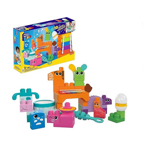 MEGA BLOKS Fisher Price Juego de juguetes de construcción sensorial
