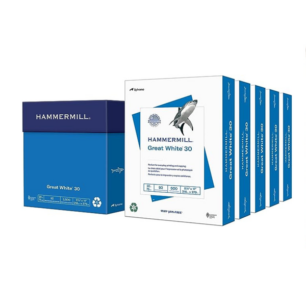 Papel para impresora Hammermill, 5 resmas