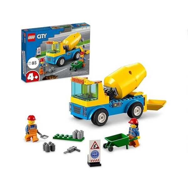 Camión mezclador de cemento LEGO City Great Vehicles (85 piezas)