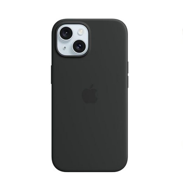 Funda de silicona Apple iPhone 15 con MagSafe
