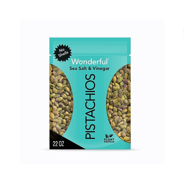 Wonderful Pistachios No Shells, Sea Salt & Vinegar Nuts (22 Ounce Bag)