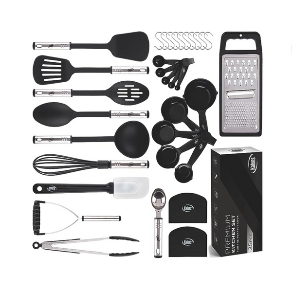 Juego de utensilios de cocina de 15 piezas.