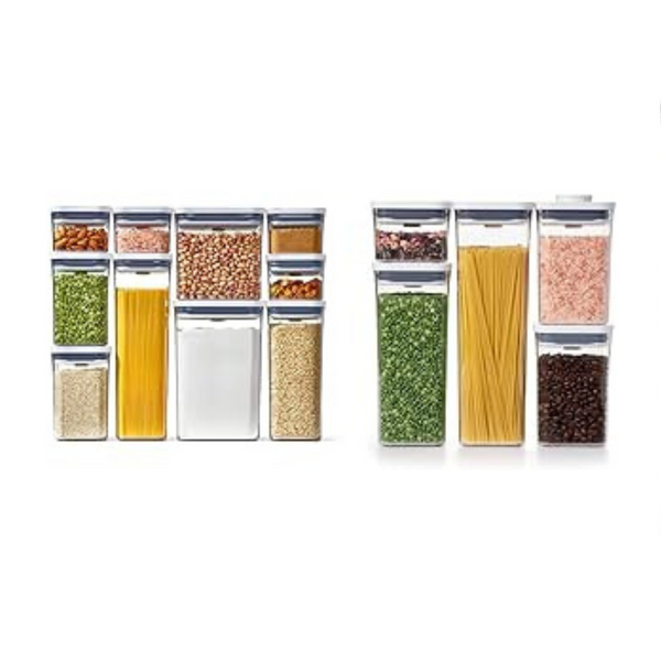 OXO Good Grips 10-Piece POP Container Set & Good Grips 5-Piece POP Container Set