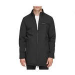 Kenneth Cole Men’s Hidden Rain Hood Full Zip Front Closure Jacket