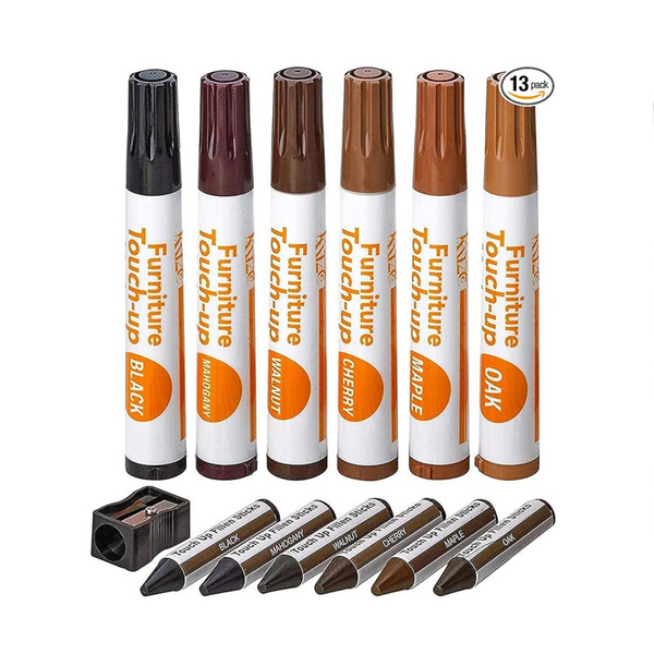 Katzco Juego de 13 kit de reparación de muebles de madera