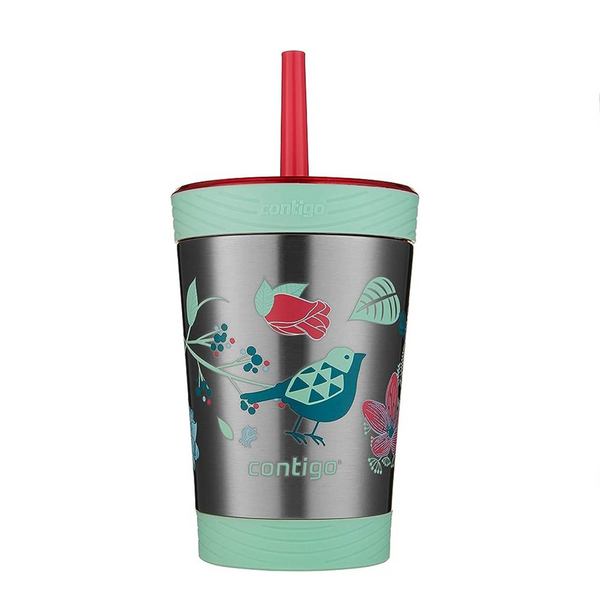 Vaso Contigo Kids a prueba de derrames de 12 onzas con pajita y tapa a prueba de fugas