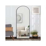 NeuType 59″x20″ Arched Full Length Large Arched Mirror with Stand