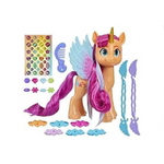 My Little Pony Toys: Make Your Mark Sunny Starscout Ribbon Hairstyles, 6-Inch Orange Pony Toy