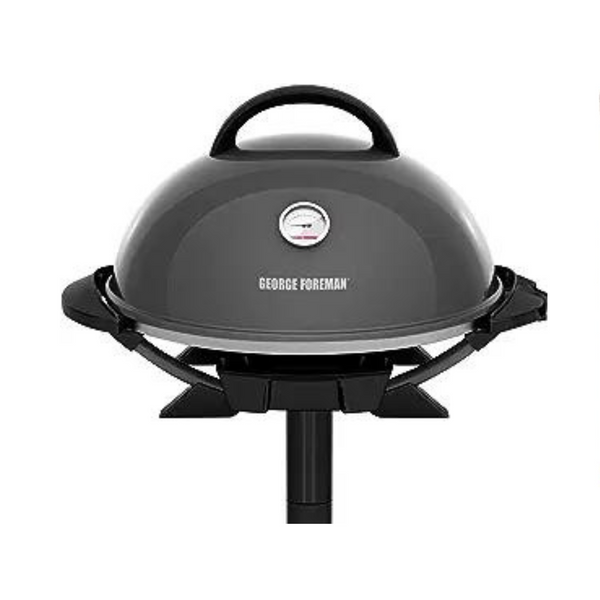 George Foreman Indoor/Outdoor Gun Metal Electric Grill