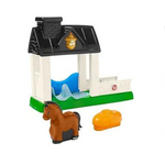 Establo Fisher-Price Little People con figura de caballo, además de luz y sonidos