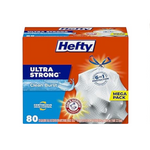 3 Boxes of Hefty Ultra Strong Tall Kitchen Trash Bags, Clean Burst Scent, 13 Gallon (80 Count Each)