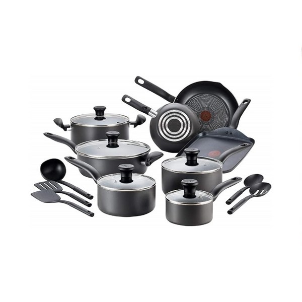 T-fal Initiatives Nonstick 18 Piece Cookware Set