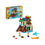 LEGO Creator Casa de Surfer Beach 3 en 1 con 2 minifiguras y figura de delfín