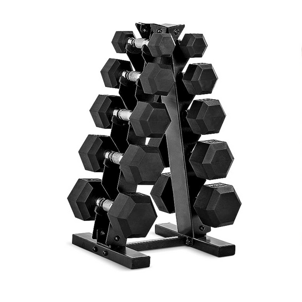 CAP Barbell 150 LB Dumbbell Set with Rack